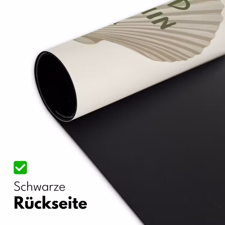 Schelp - Quote - Groen Muismat XXL klein -ysfeer2_duits