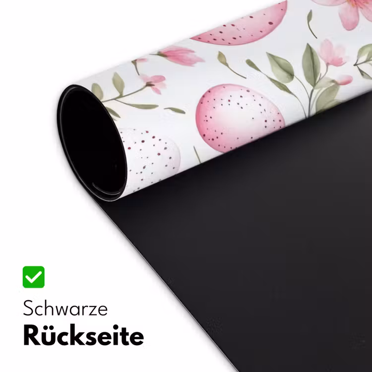 Patroon - Eieren - Roze - Pasen Muismat XXL klein -ysfeer2_duits
