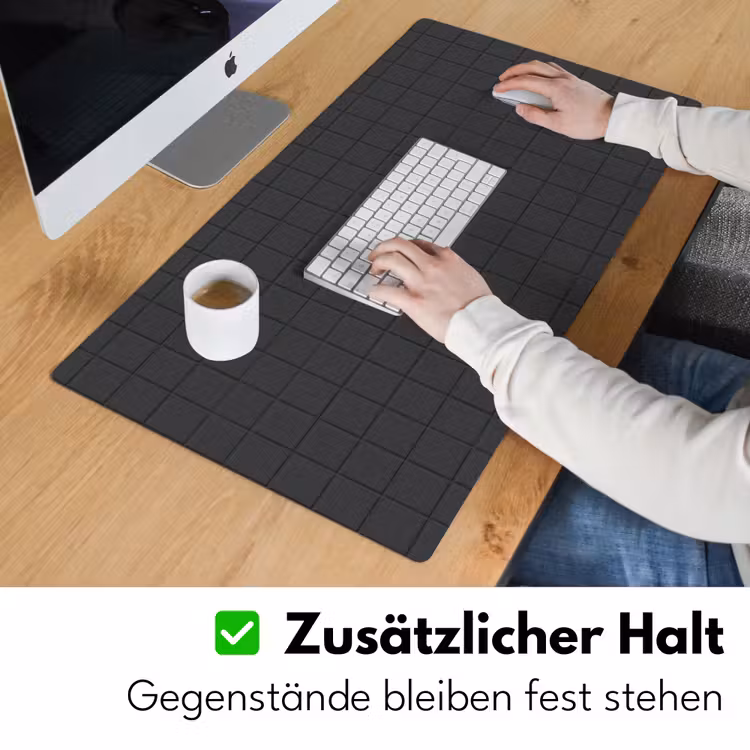 Patroon - Tegel - Antraciet Muismat XXL klein 681 -ysfeer3_duits