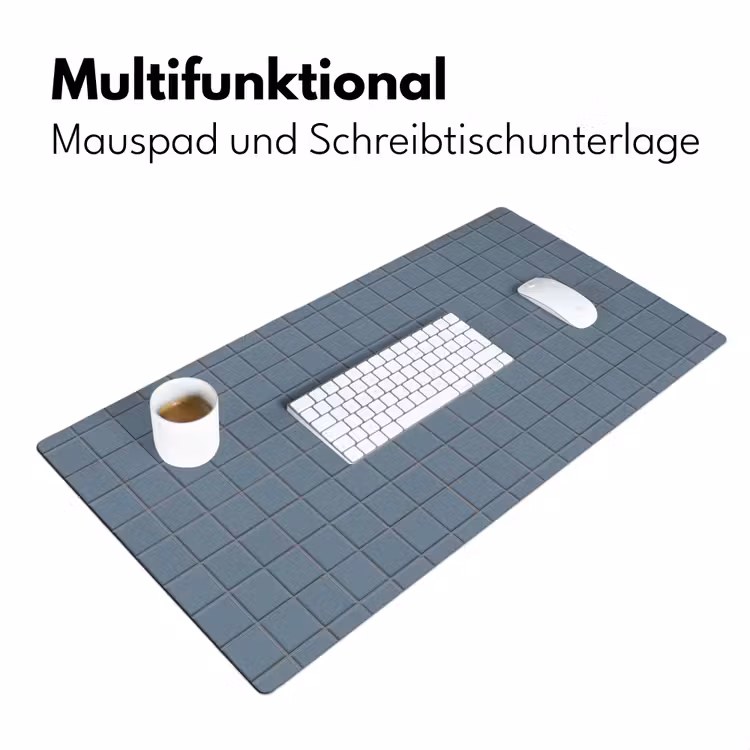 Patroon - Tegel - Blauwgrijs Muismat XXL klein 681 -ysfeer4_duits