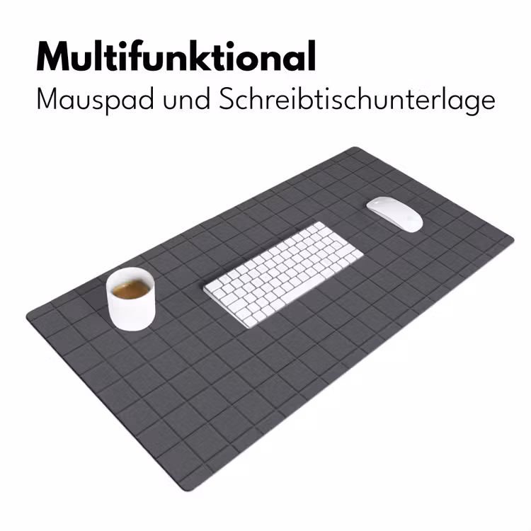 Patroon - Tegel - Grafiet - Grijs Muismat XXL klein 681 -ysfeer4_duits