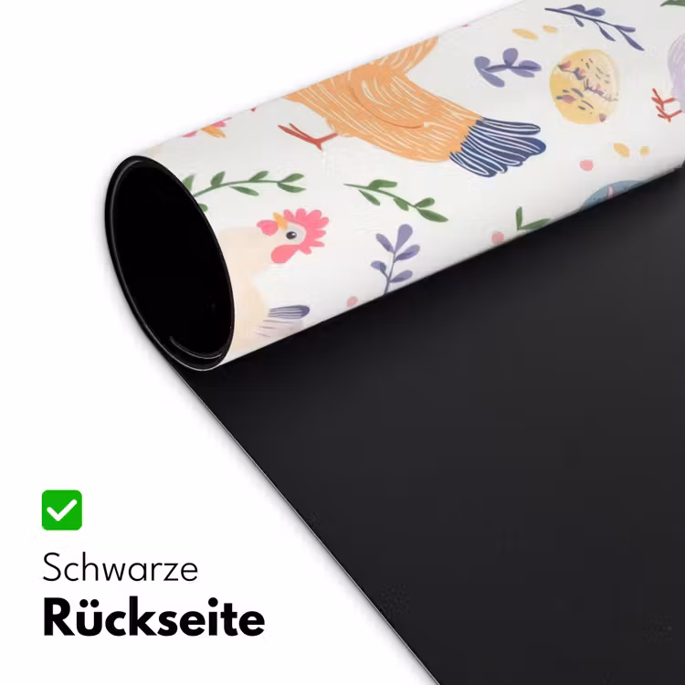 Patroon - Kip - Paaseieren Muismat XXL klein -ysfeer2_duits