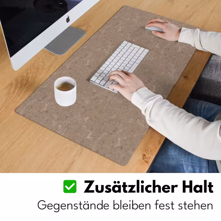 Patroon - Kalksteen - Beige Muismat XXL klein 681 -ysfeer3_duits