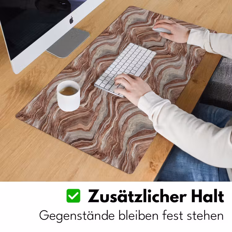 Patroon - Zandsteen - Travertijn Muismat XXL klein 681 -ysfeer3_duits