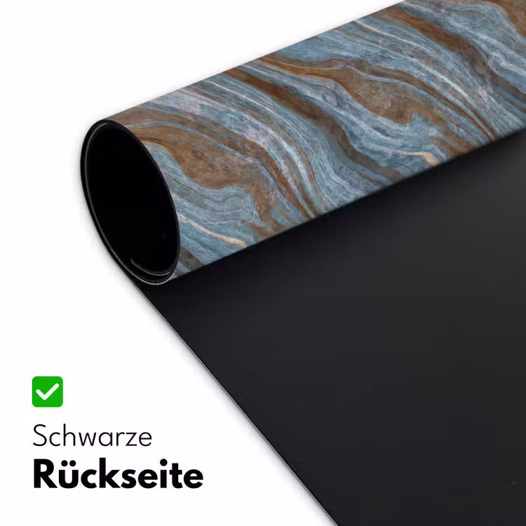 Patroon - Steen - Blauw Muismat XXL klein 681 -ysfeer2_duits