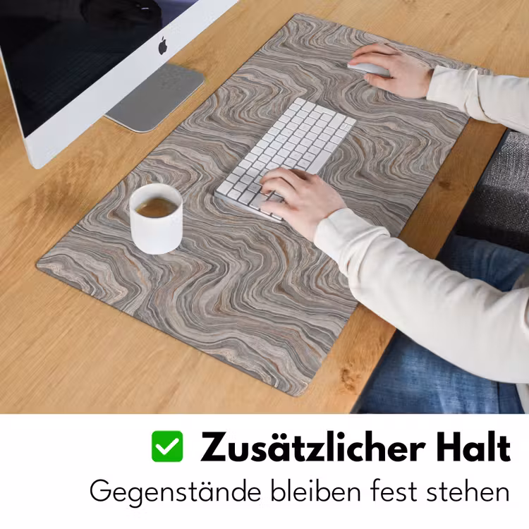 Patroon - Textuur - Grijs Muismat XXL klein 681 -ysfeer3_duits