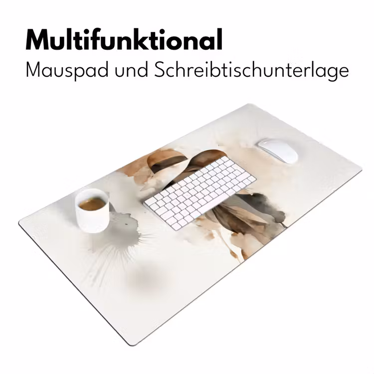 Mysterieus - Vrouw - Sepia Muismat XXL klein -ysfeer4_duits