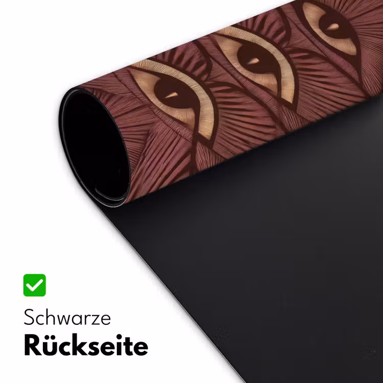 Mystiek - Ogen - Bruin Muismat XXL klein 681 -ysfeer2_duits