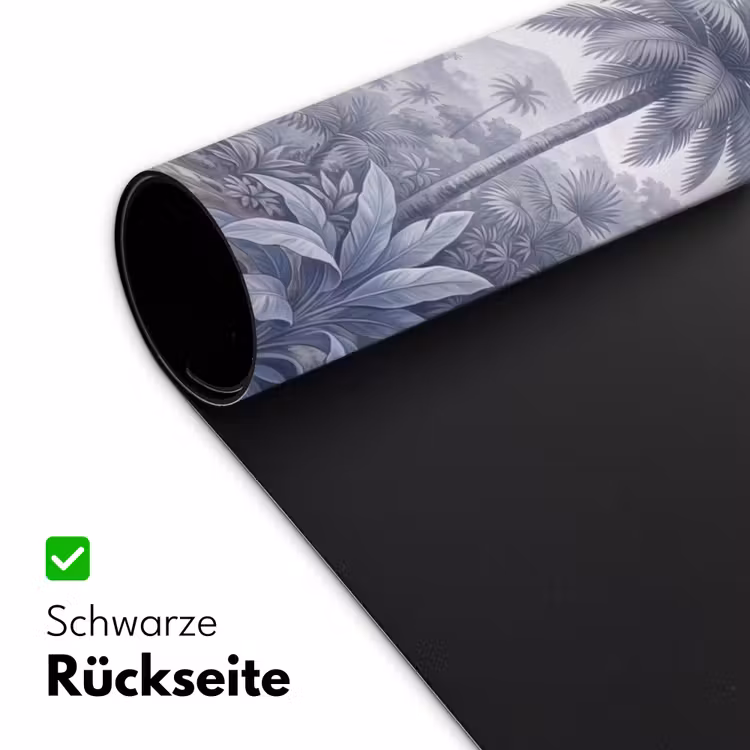 Natuur - Boom - Tropisch - Landschap - Blauw Muismat XXL klein -ysfeer2_duits