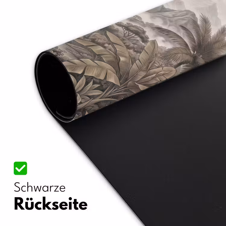Natuur - Bergen - Rivier - Tropisch - Vintage Muismat XXL klein -ysfeer2_duits