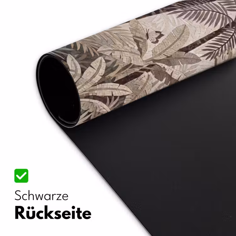 Natuur - Bladeren - Landschap - Mozaïek - Beige Muismat XXL klein -ysfeer2_duits