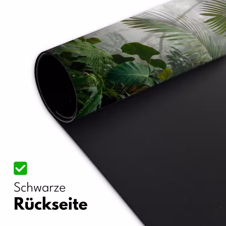 Natuur - Jungle - Mist - Tropisch - Groen Muismat XXL klein -ysfeer2_duits