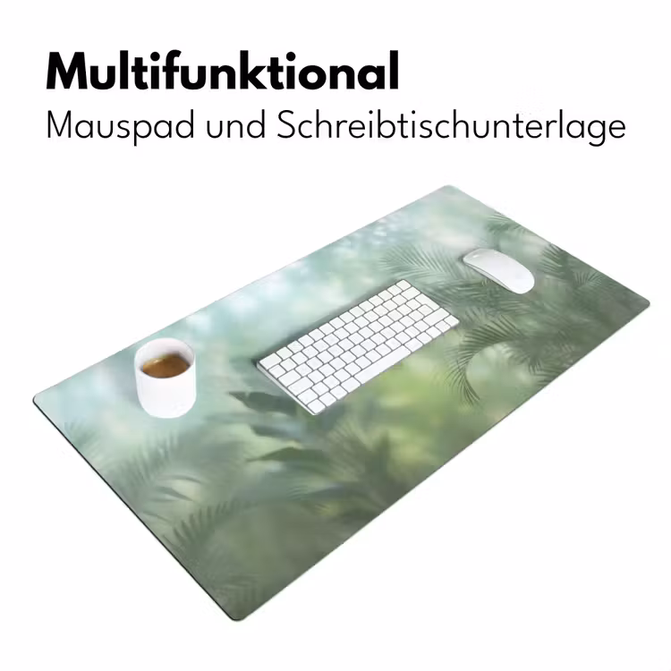 Natuur - Vervaagd - Groen - Abstract - Modern Muismat XXL klein -ysfeer4_duits