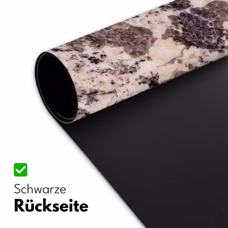Natuursteen - Patroon - Abstract - Beige - Grijs Muismat XXL klein -ysfeer2_duits