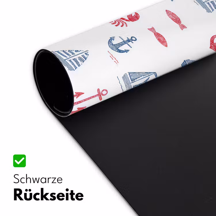 Nautisch - Illustraties - Kleurrijk Muismat XXL klein 681 -ysfeer2_duits