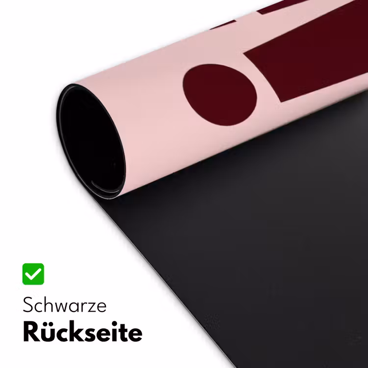Nice - Uitroepteken - Roze Muismat XXL klein -ysfeer2_duits