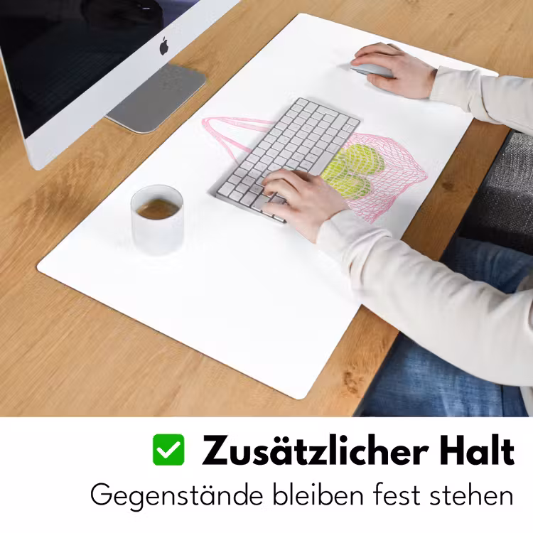 Netzakje - Roze - Illustratie - Limoenen Muismat XXL klein -ysfeer3_duits