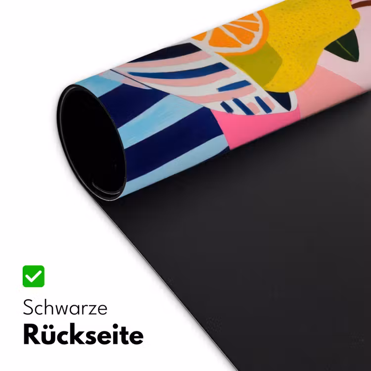 Fruit - Abstracte achtergrond - Roze Muismat XXL klein -ysfeer2_duits