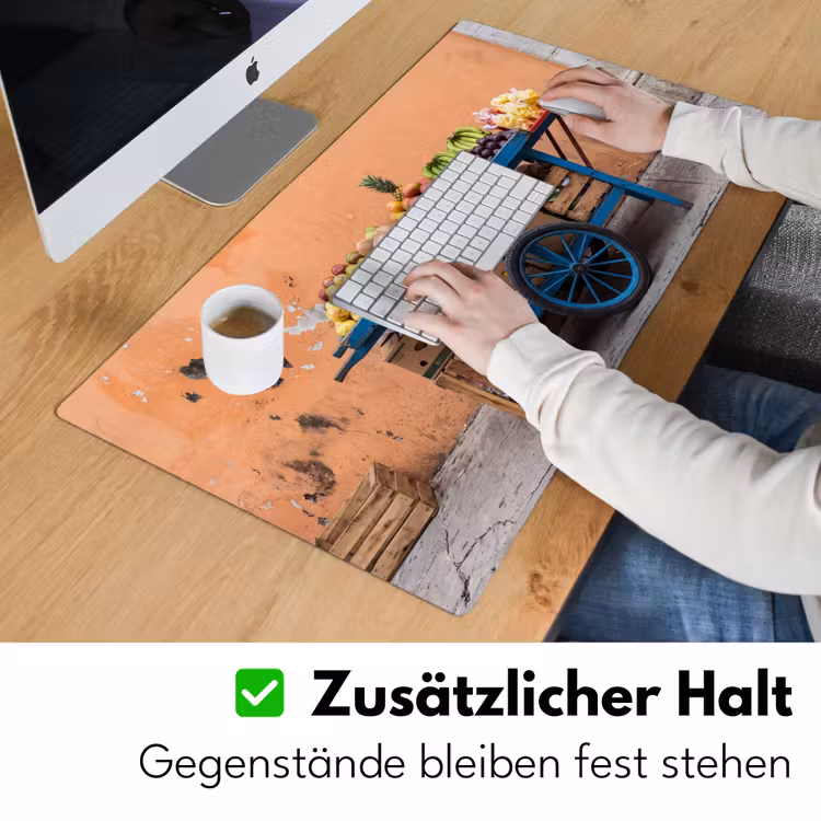 Schreibtischunterlage - Obst – Kar – Straße - Fruit - Kar - Straat Muismat XXL klein