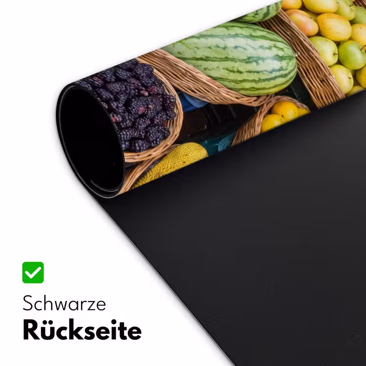 Schreibtischunterlage - Obst – Markt – Bunt - Fruit - Markt - Kleurrijk Muismat XXL klein