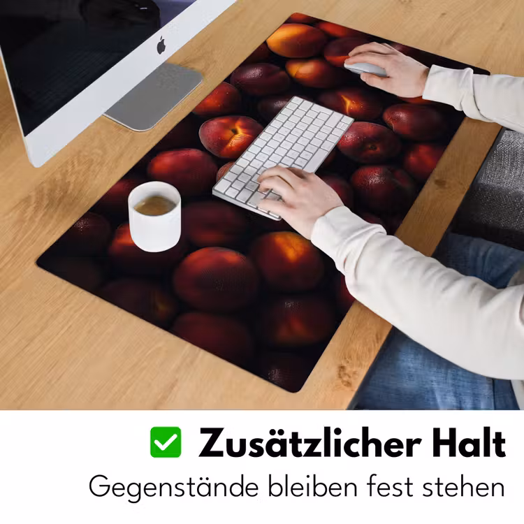 Fruit - Close up - Nectarines Muismat XXL klein -ysfeer3_duits