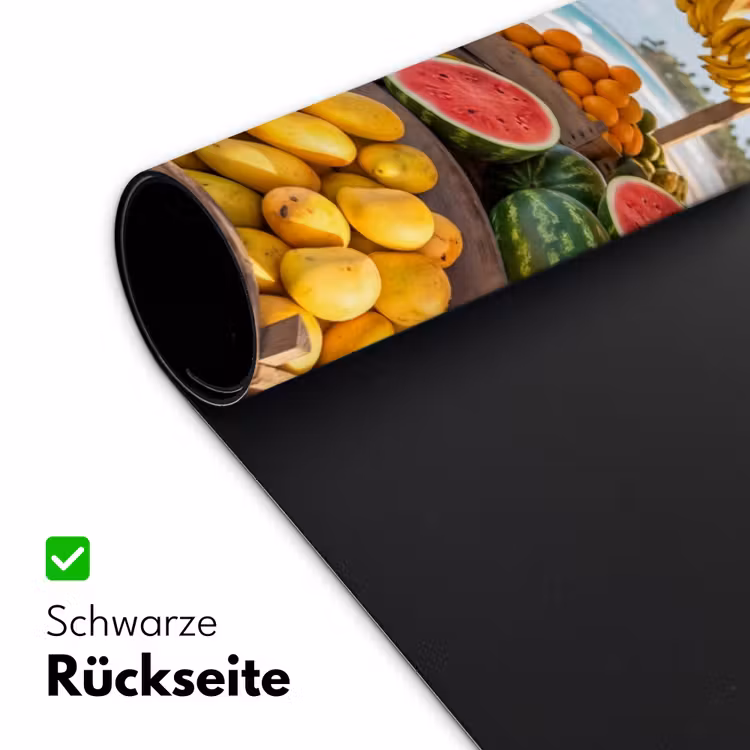 Schreibtischunterlage - Obst – Strand – Tropisch - Fruit - Strand - Tropisch Muismat XXL klein