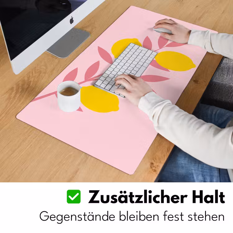 Fruit - Tak - Natuur - Abstract - Roze Muismat XXL klein -ysfeer3_duits