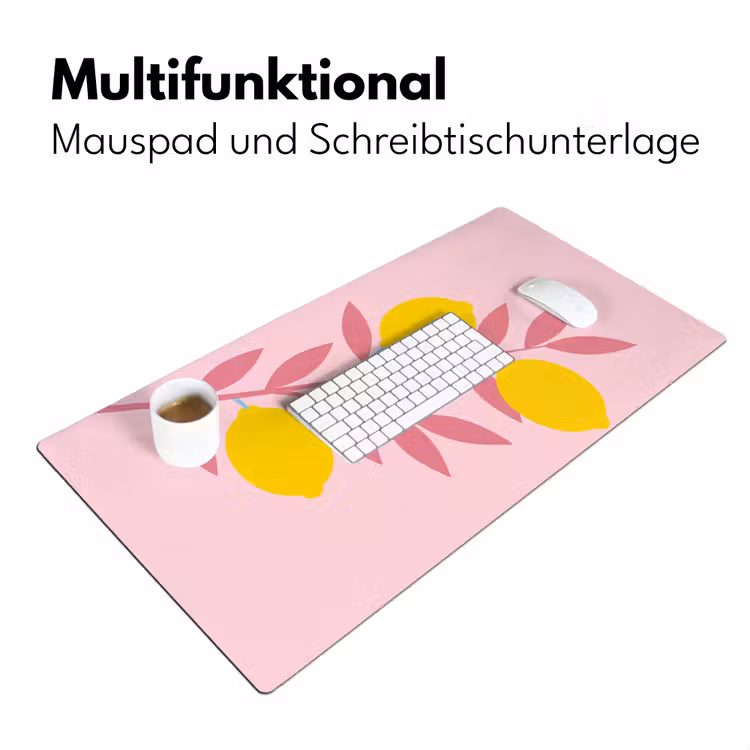 Fruit - Tak - Natuur - Abstract - Roze Muismat XXL klein -ysfeer4_duits