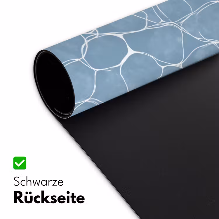 Organisch - Patroon - Blauw Muismat XXL klein 681 -ysfeer2_duits