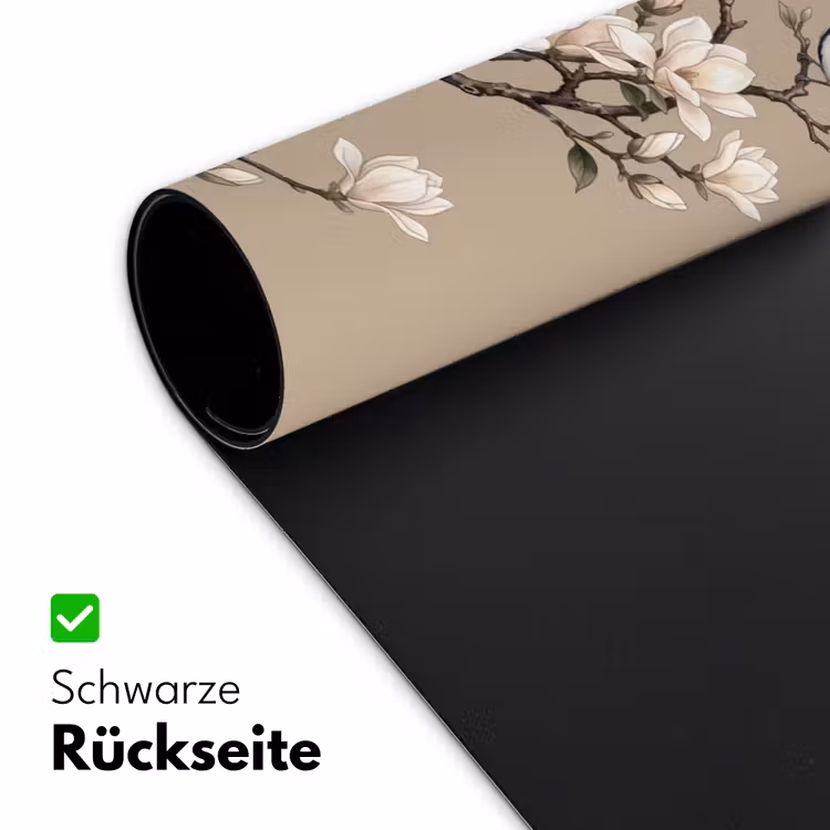 Oosters - Vogels - Beige Muismat XXL klein -ysfeer2_duits