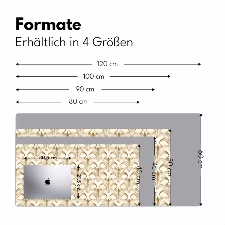 Ornament - Barok - Goud Muismat XXL klein 681 -ysfeer5_duits