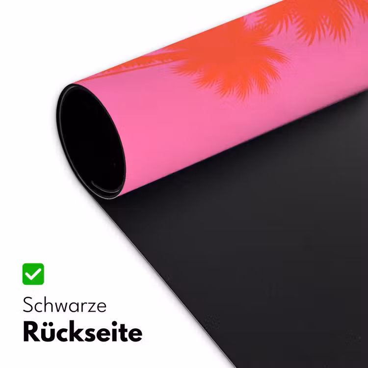 Palmbomen - Modern - Roze Muismat XXL klein -ysfeer2_duits