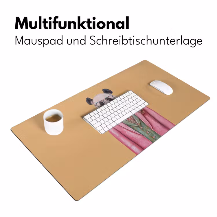 Panda - Pak - Zonnebril - Blauw Muismat XXL klein -ysfeer4_duits
