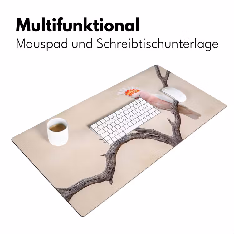 Papagaai - Tak - Roze Muismat XXL klein -ysfeer4_duits