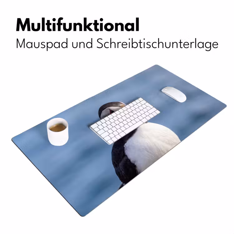 Papegaaiduiker - Portret - Natuur Muismat XXL klein -ysfeer4_duits