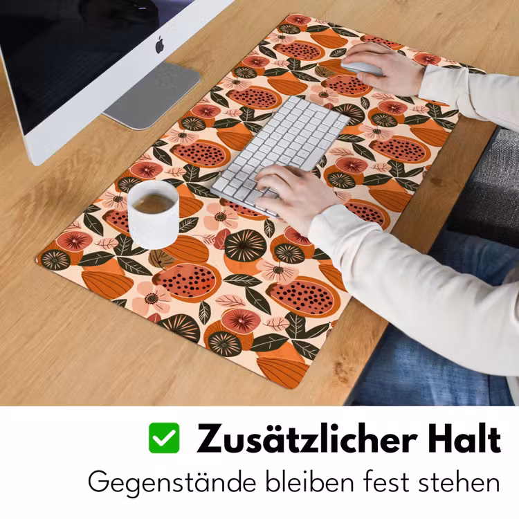 Papaja - Bloesem - Oranje Muismat XXL klein 681 -ysfeer3_duits