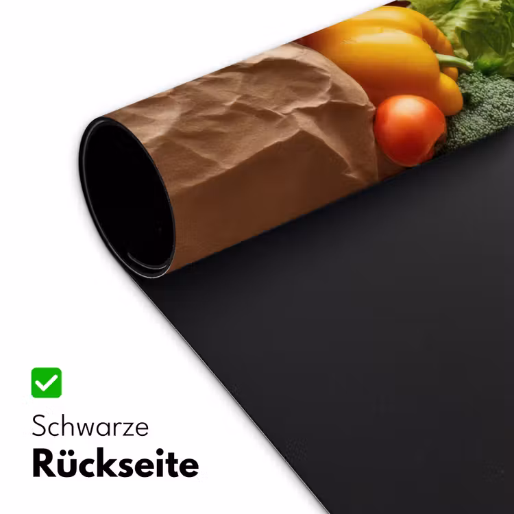 Papieren - Boodschappen - Groente - Kleurrijk Muismat XXL klein -ysfeer2_duits
