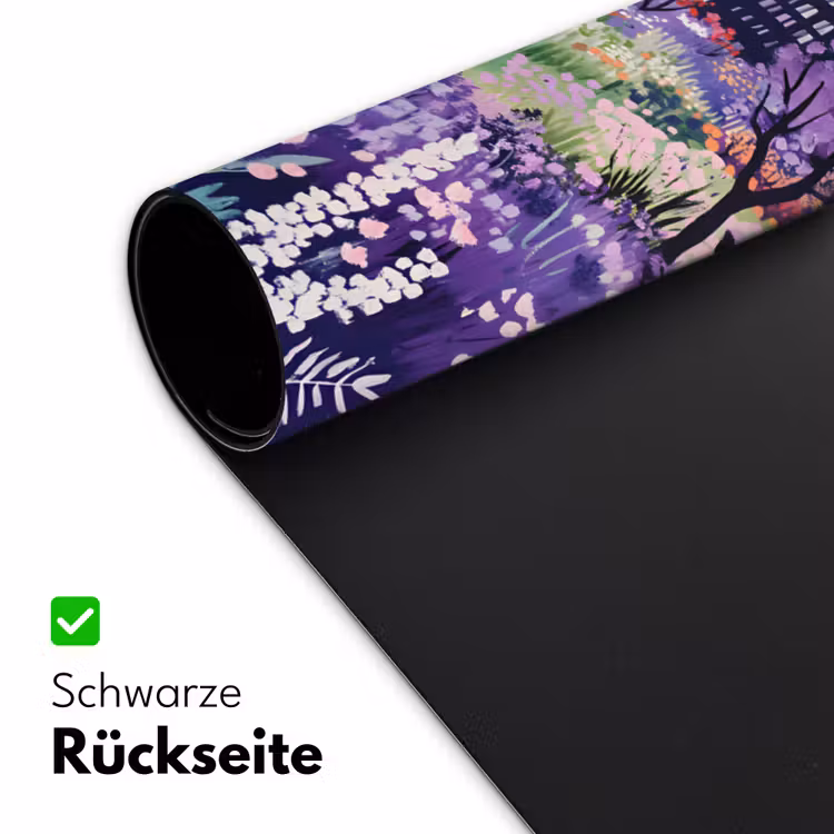 Park - Bomen - Bloemen - Gebouwen Muismat XXL klein -ysfeer2_duits