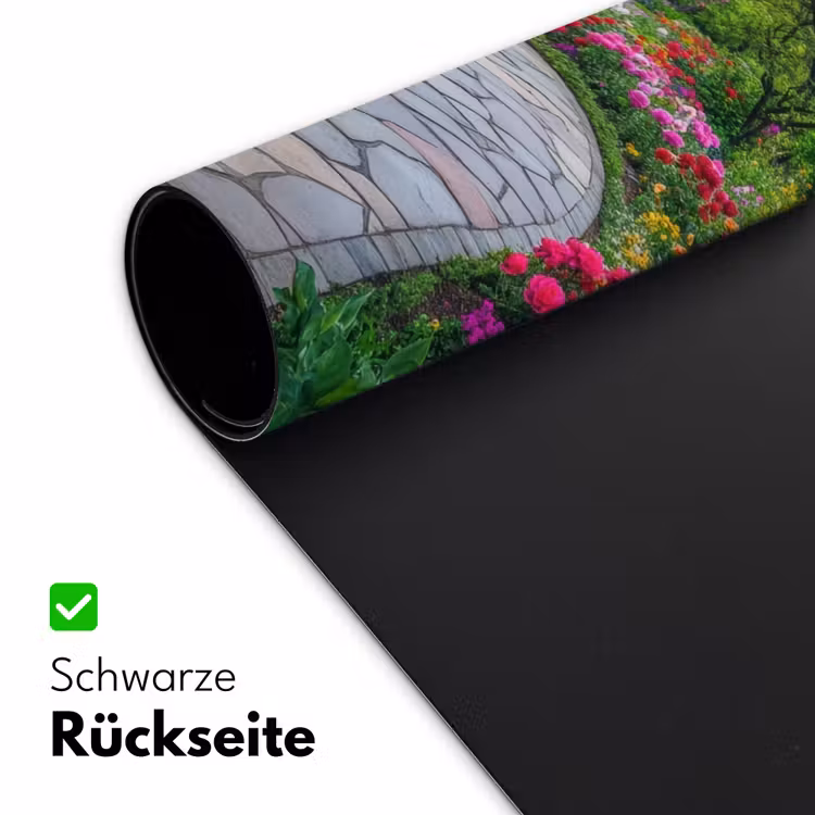 Park - Bloemen - Tuin Muismat XXL klein -ysfeer2_duits