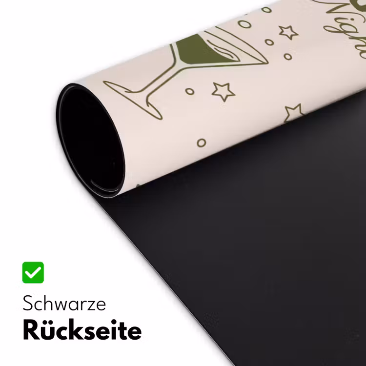 Schreibtischunterlage - Party – Disco – Getränke – Illustration – Grün - Feest - Disco - Drank - Illustratie - Groen Muismat XXL klein