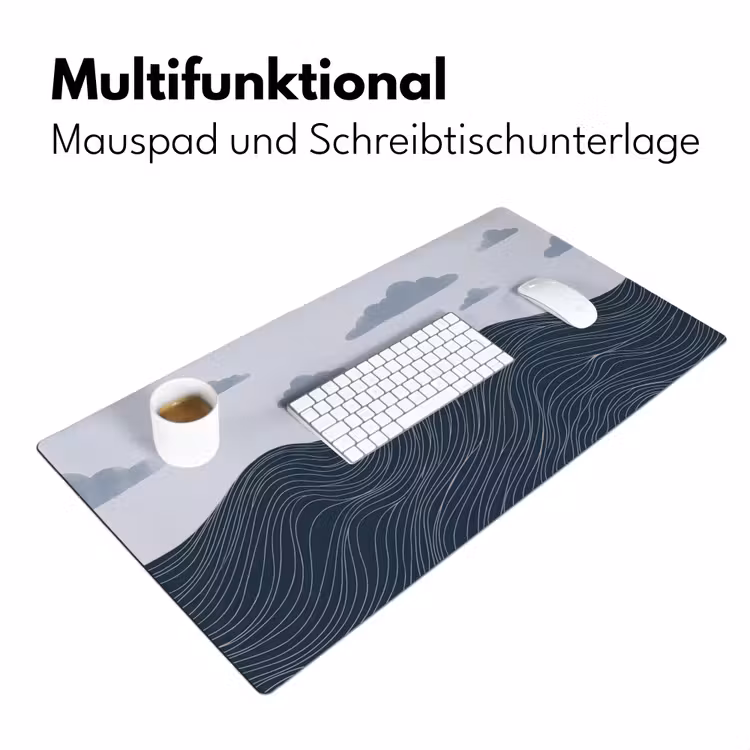 Persoon - Surfen - Oceaan - Natuur - Modern Muismat XXL klein -ysfeer4_duits