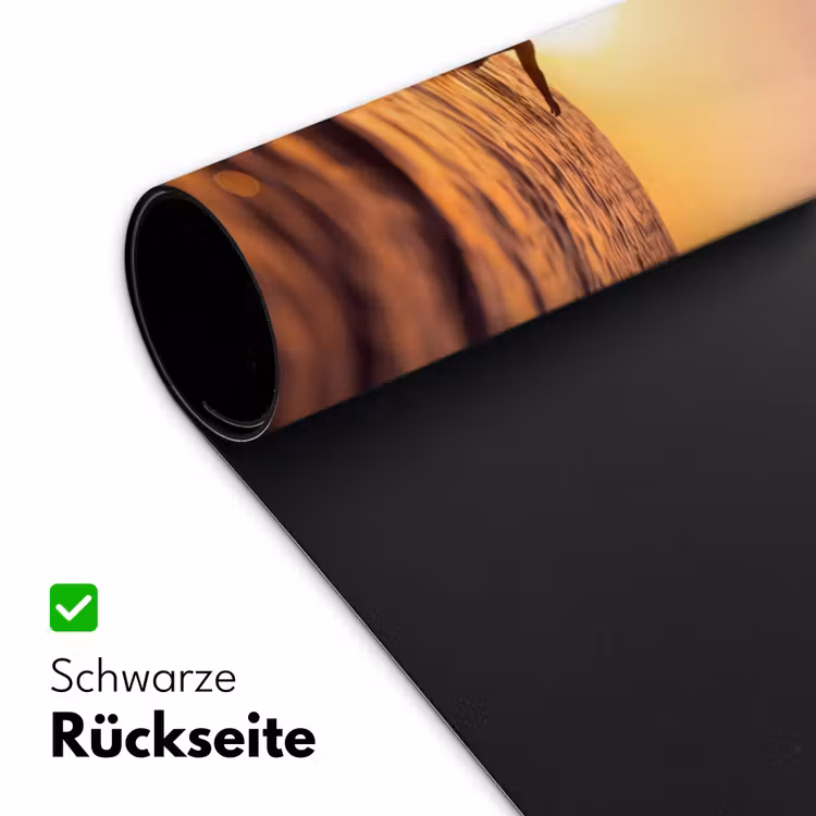 Schreibtischunterlage - Person – Surfen – Sonnenuntergang – Meer – Orange — 2