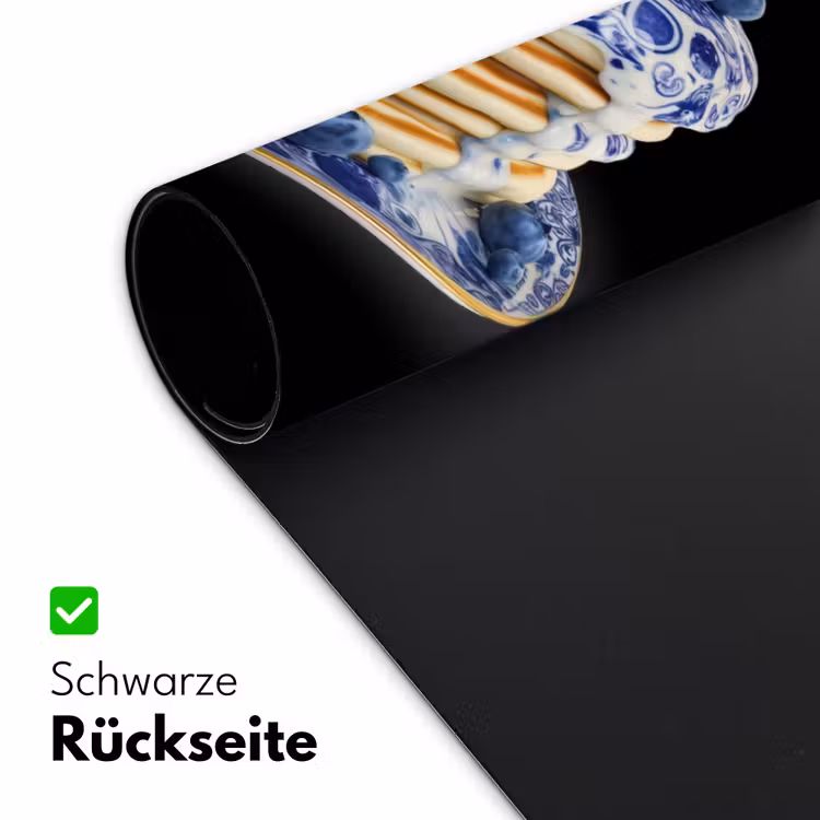 Pannenkoeken - Blauwe Bessen - Bord Muismat XXL klein -ysfeer2_duits