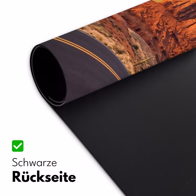 Schreibtischunterlage - Pferd – Wüste – Natur - Paard - Woestijn - Natuur Muismat XXL klein