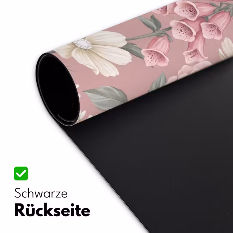 Pioenrozen - Vingerhoedskruid - Pink Muismat XXL klein -ysfeer2_duits