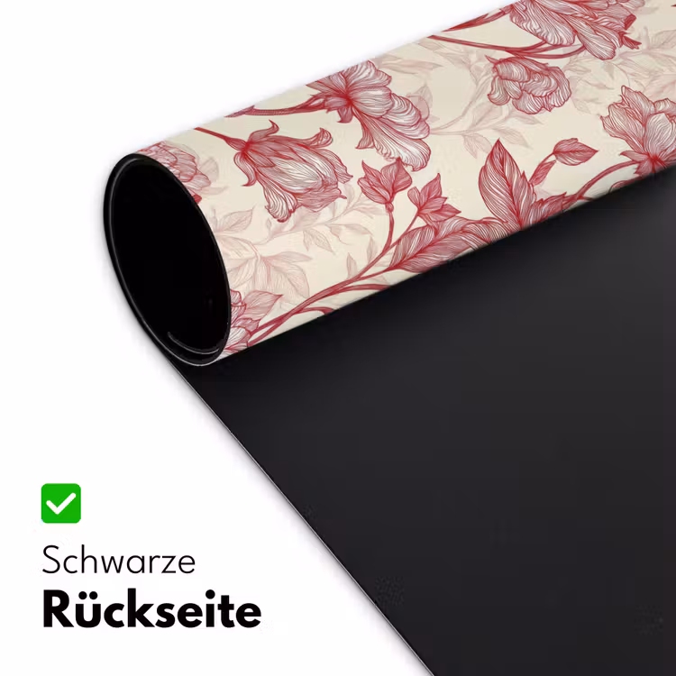 Pioenrozen - Modern - Rood Muismat XXL klein 681 -ysfeer2_duits