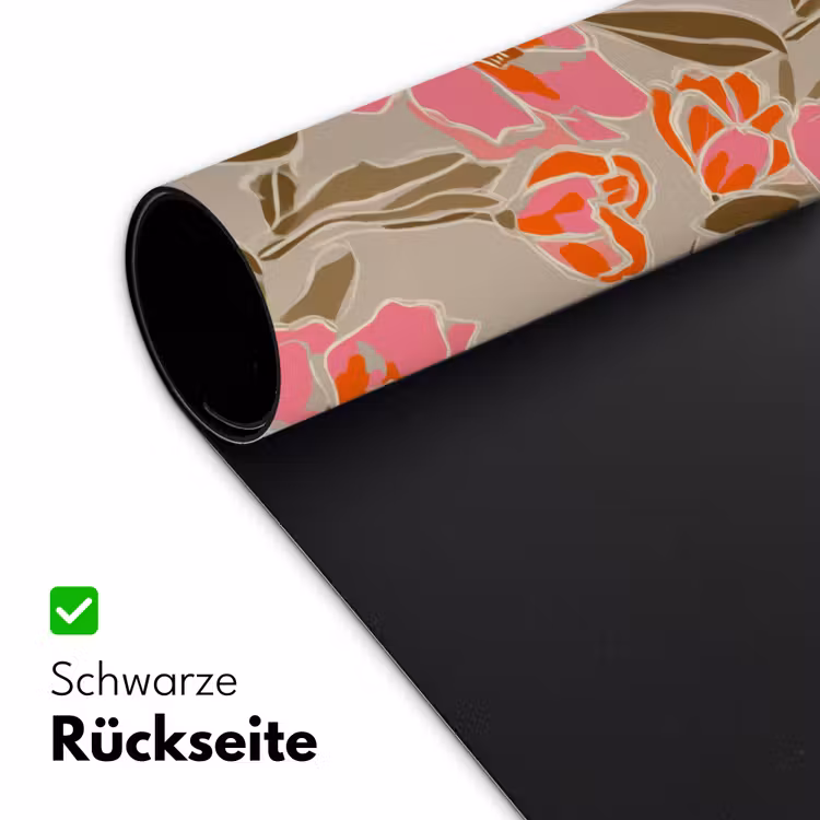 Pioenrozen - Patroon - Roze Muismat XXL klein 681 -ysfeer2_duits