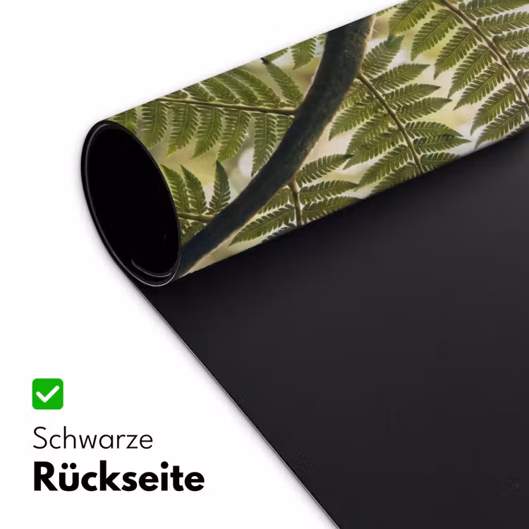 Plant - Blad - Natuur - Groen - Detail Muismat XXL klein -ysfeer2_duits
