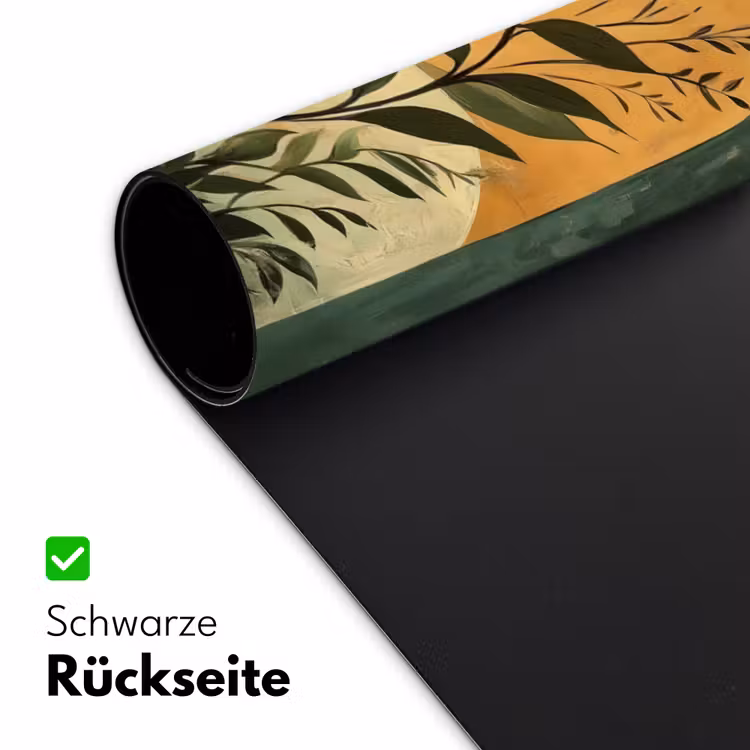 Plant - Bloemen - Wit Muismat XXL klein -ysfeer2_duits