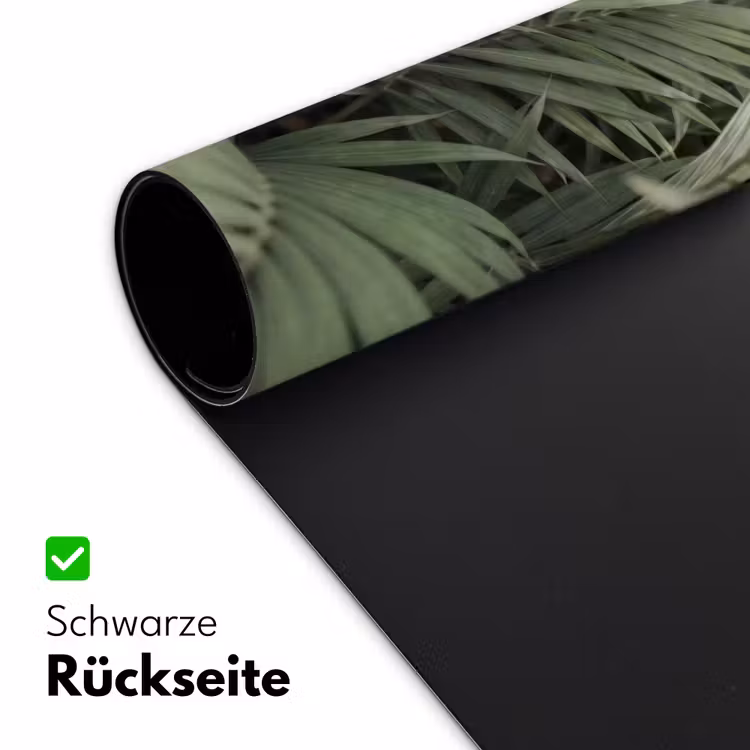 Plant - Palmbladeren - Natuur - Groen Muismat XXL klein -ysfeer2_duits
